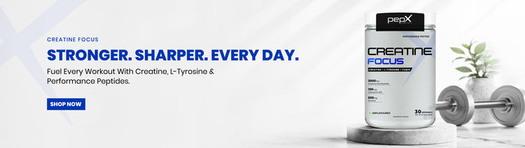 Shop PEPX Creatine Focus with L-tyrosine & performance peptides
