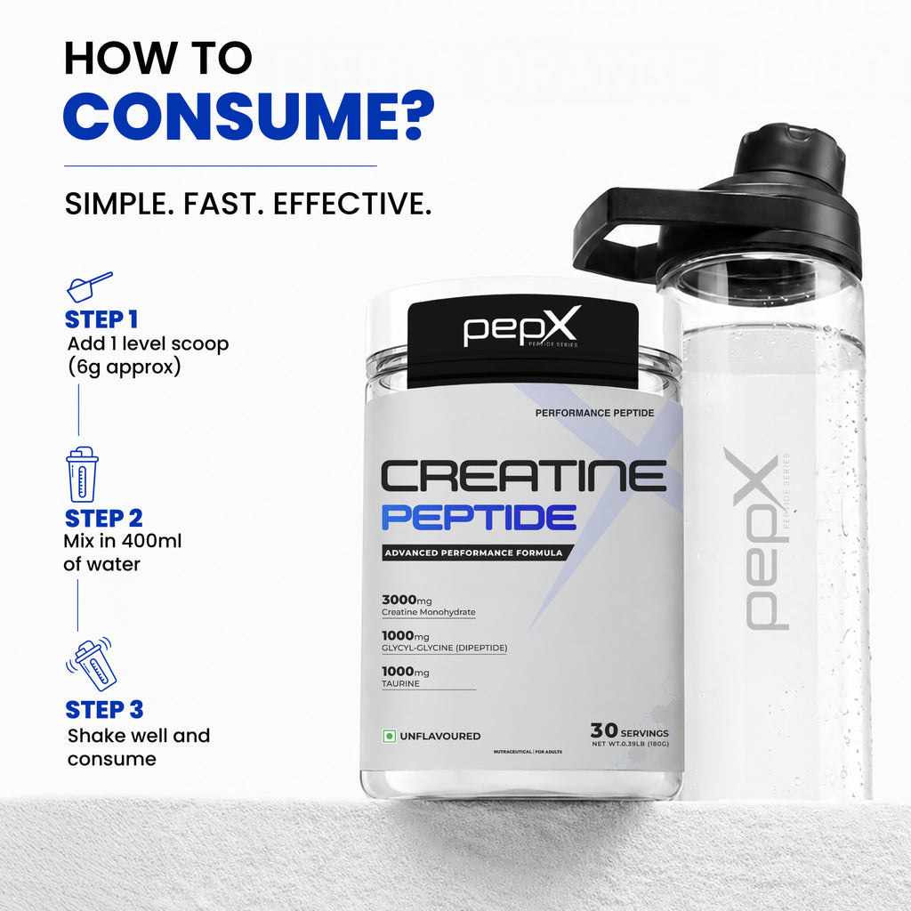 How to Consume PEPX Creatine Peptide Unflavored